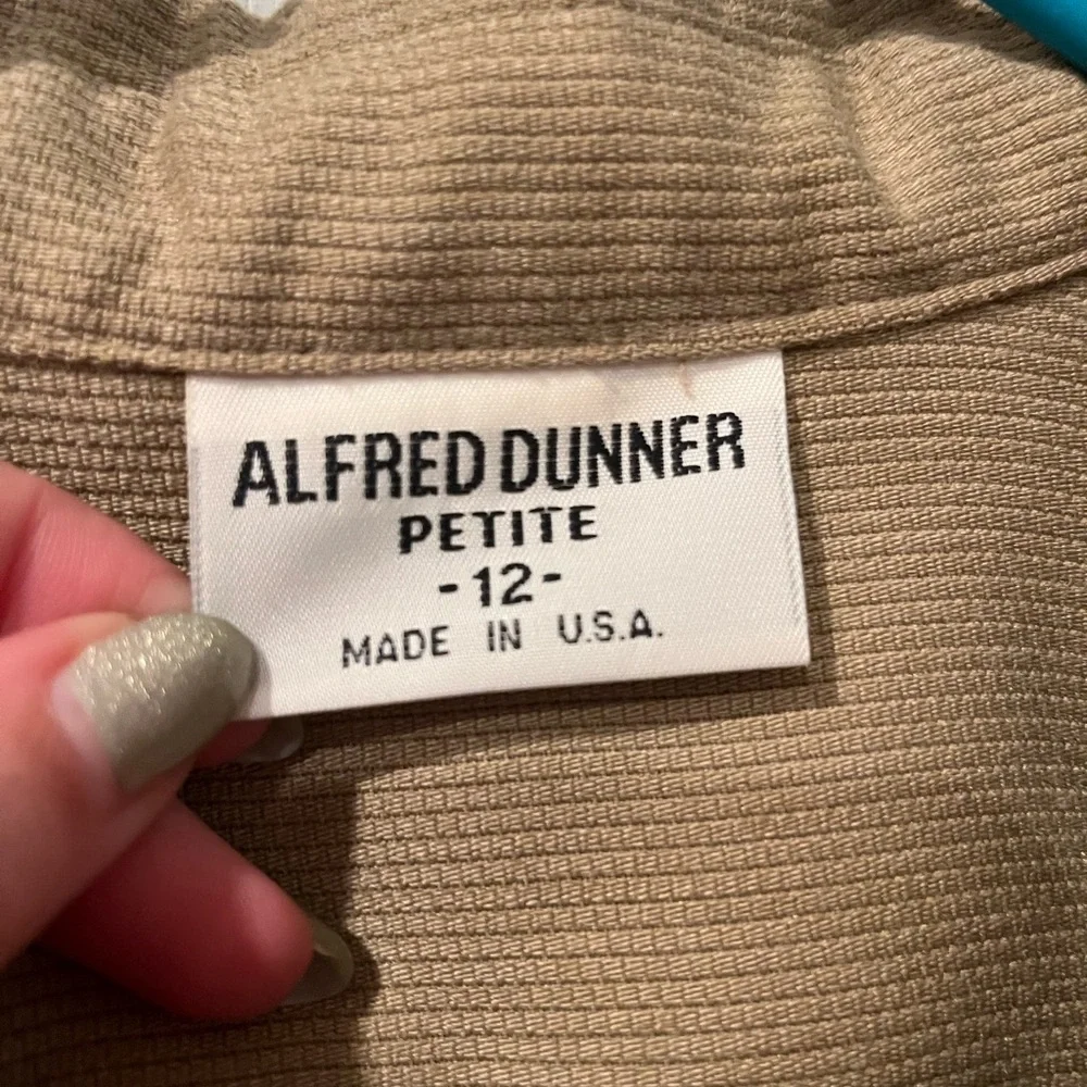 Vintage 2 Piece Alfred Dunner Set - Jacket and Pants - Size Petite 12